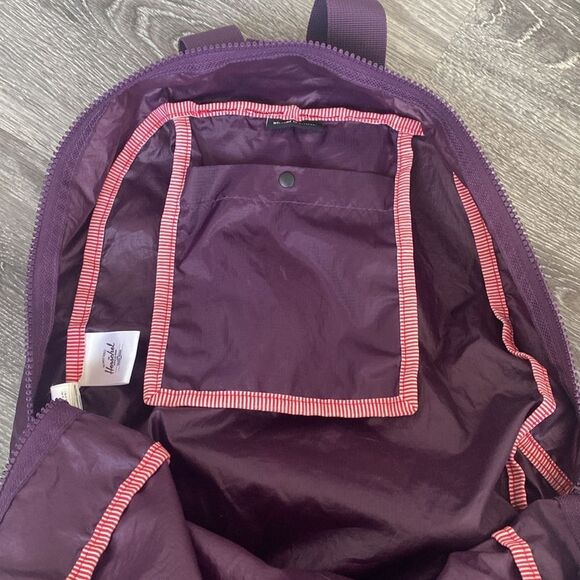 Rome Backpack | Herschel Packable 17 x 11 x 4 in Lightweight Hiking Traveling - Picture 8 of 13